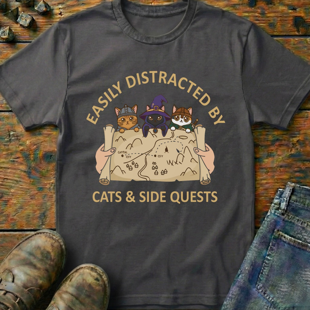 Easily Distracted By Cats T-Shirt