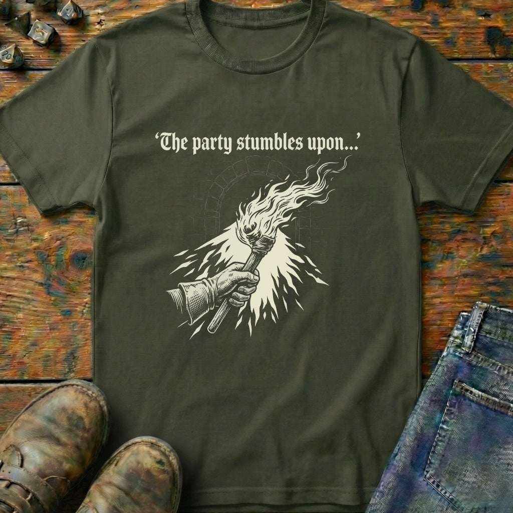 The Party Stumbles Torch T-Shirt