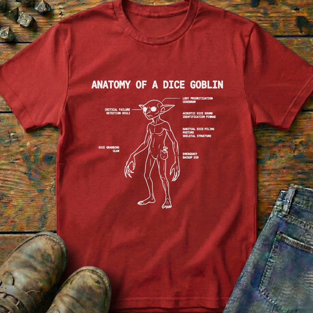 Anatomy Of A Dice Goblin T-Shirt