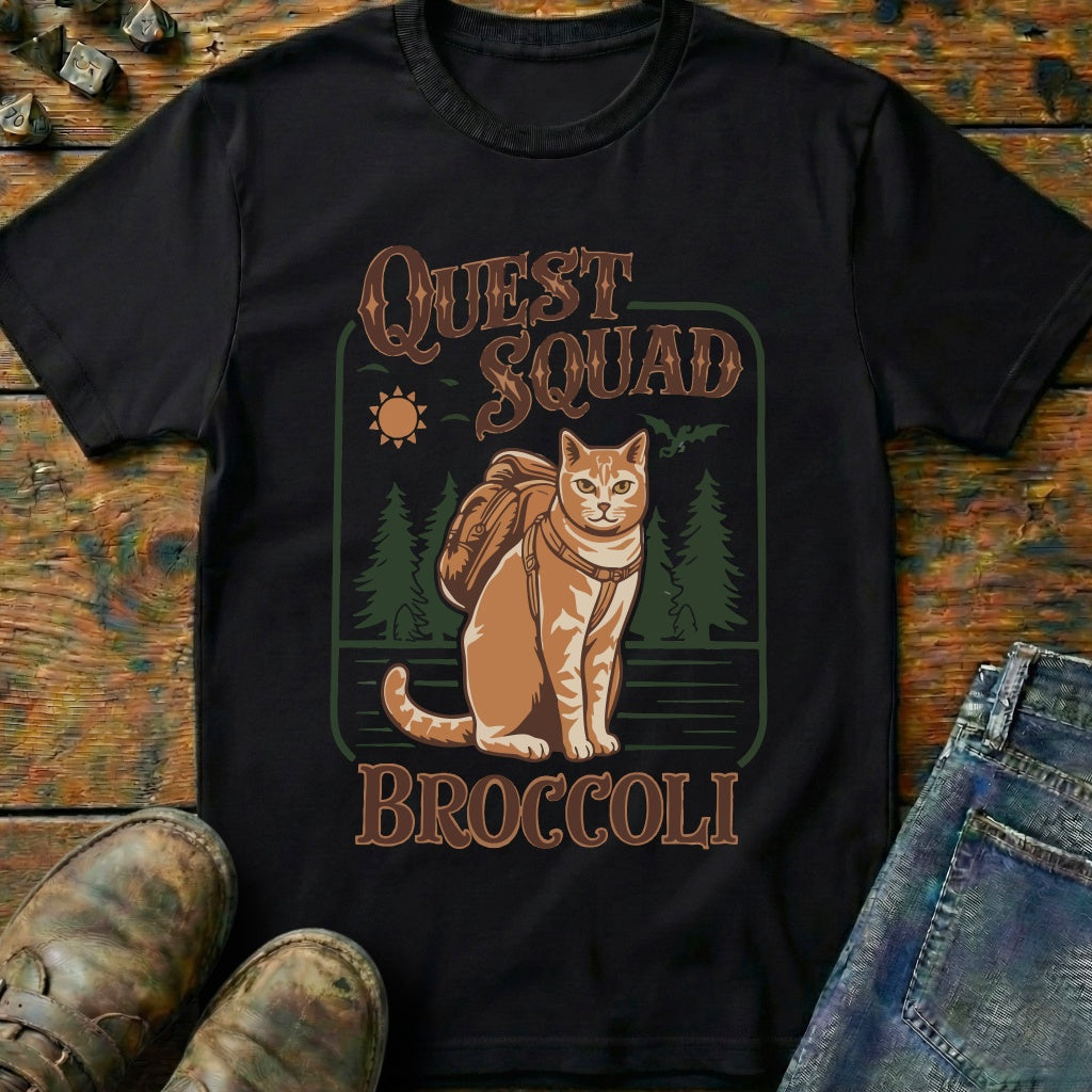 Quest Cat Broccoli T-Shirt