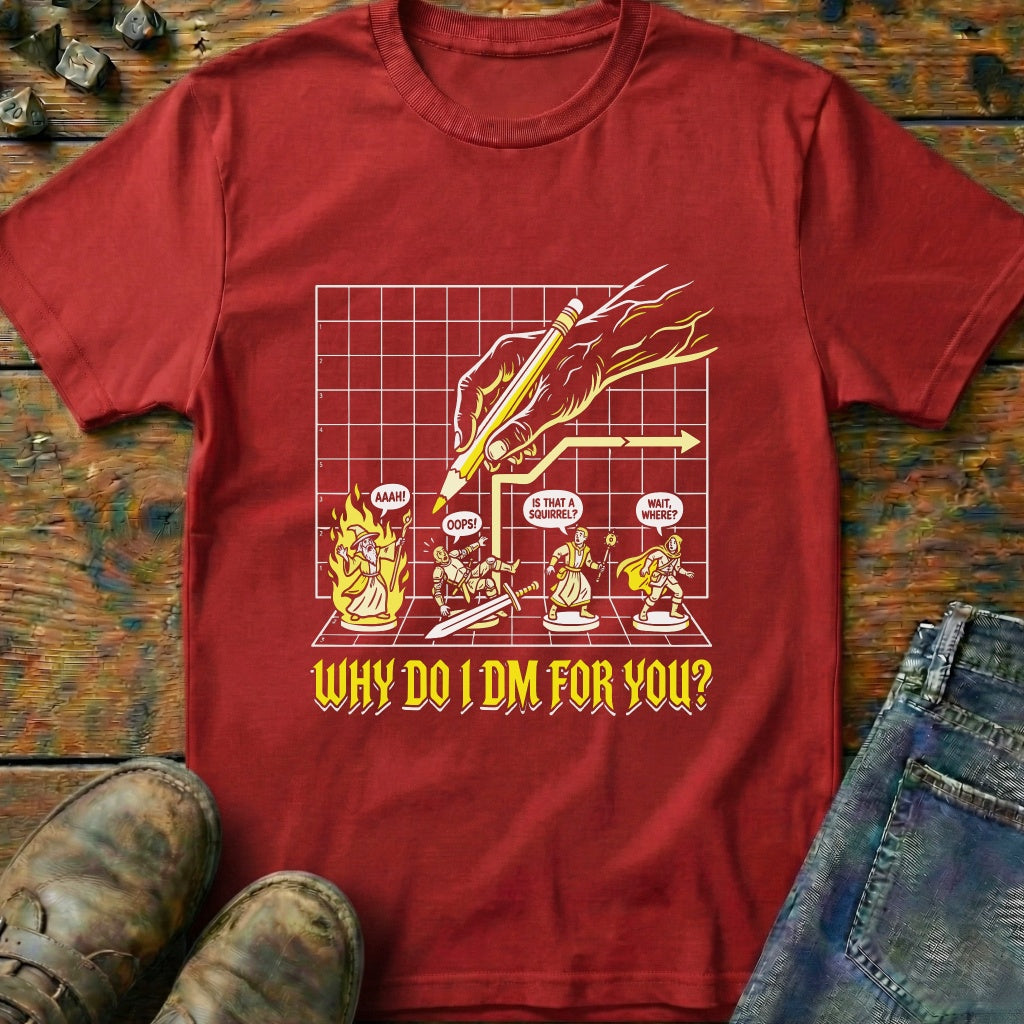Why Do I DM Grid T-Shirt