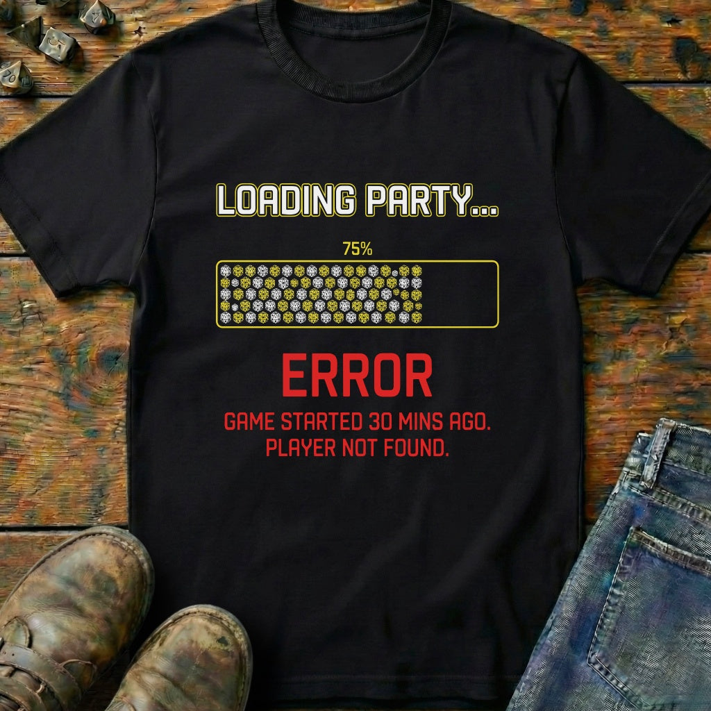 Loading Party 75 Error T-Shirt