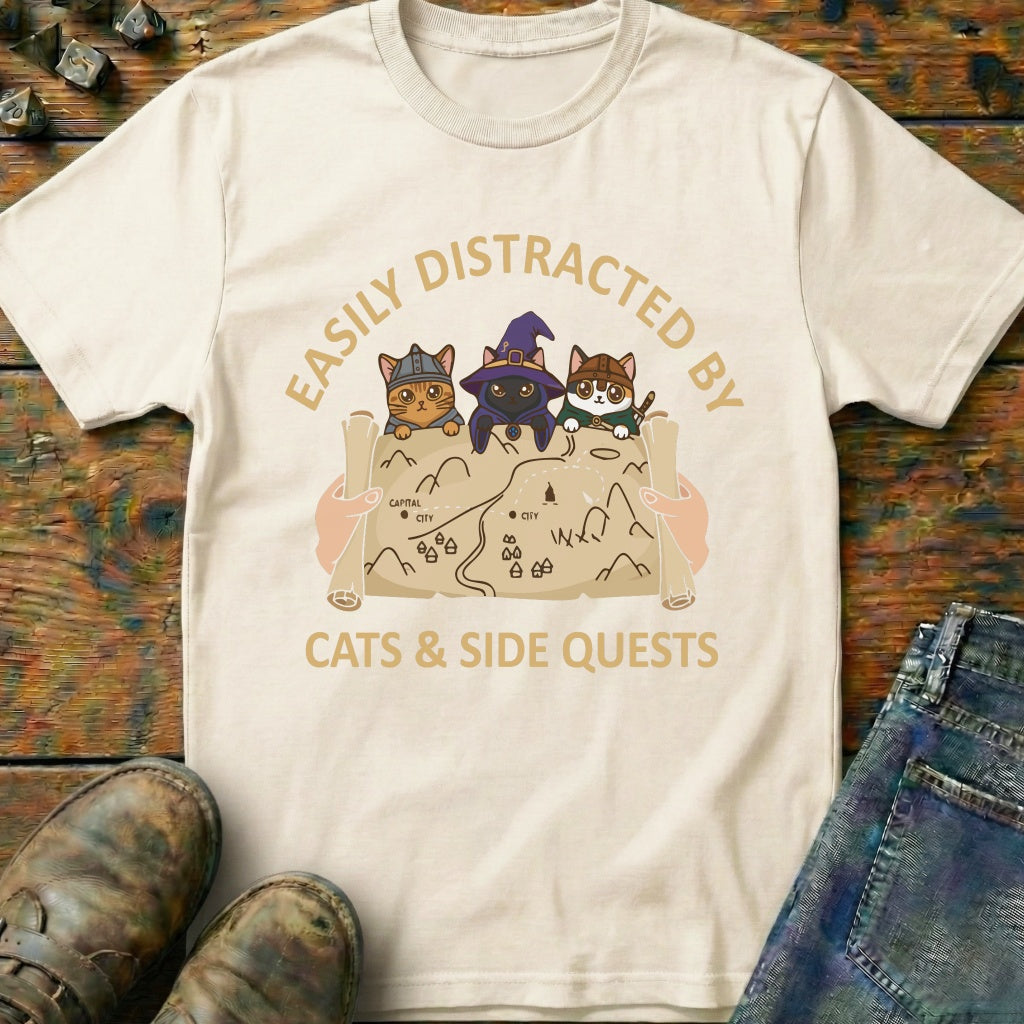 Easily Distracted By Cats T-Shirt