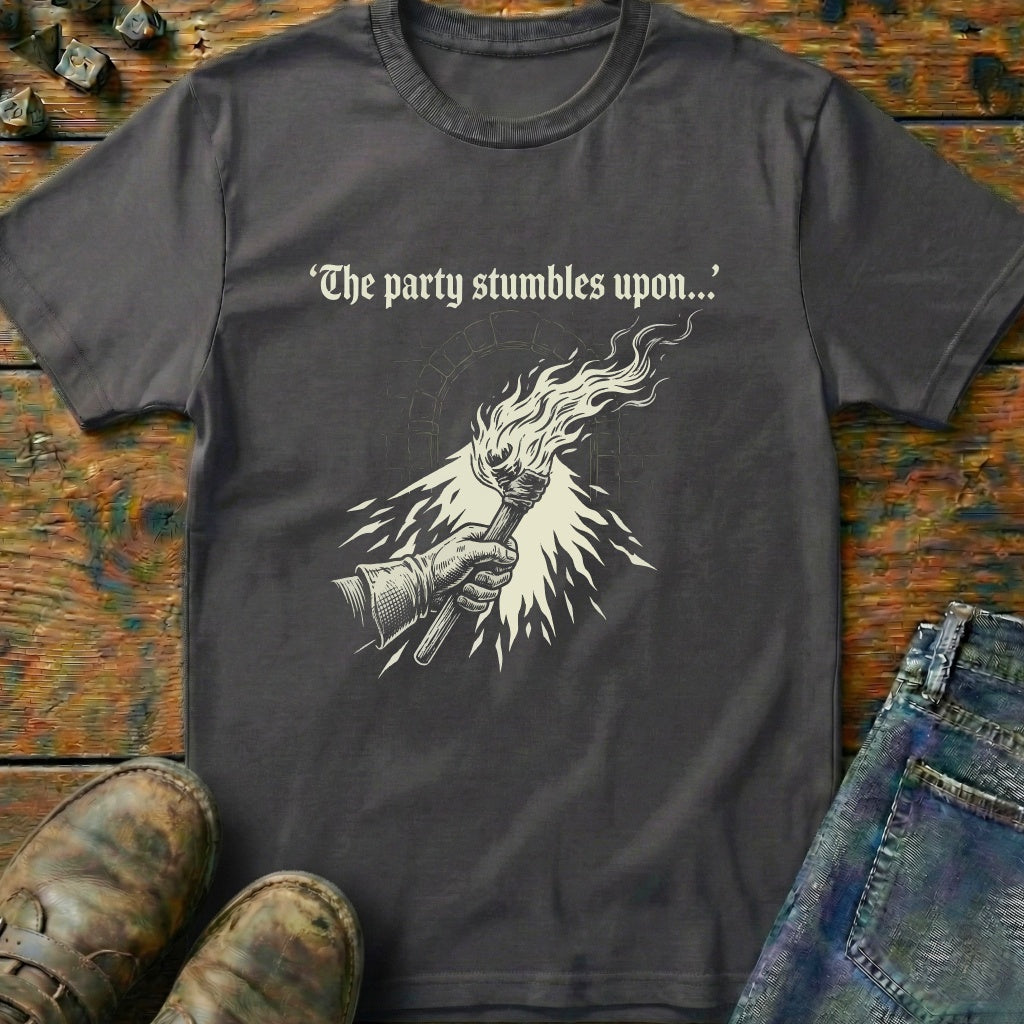 The Party Stumbles Torch T-Shirt