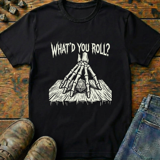 What You Roll Wood Dice T-Shirt