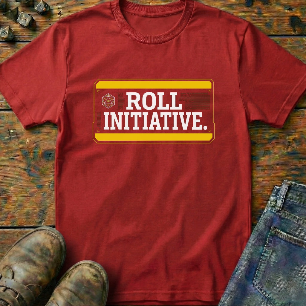 Roll Initiative Dice UI T-Shirt
