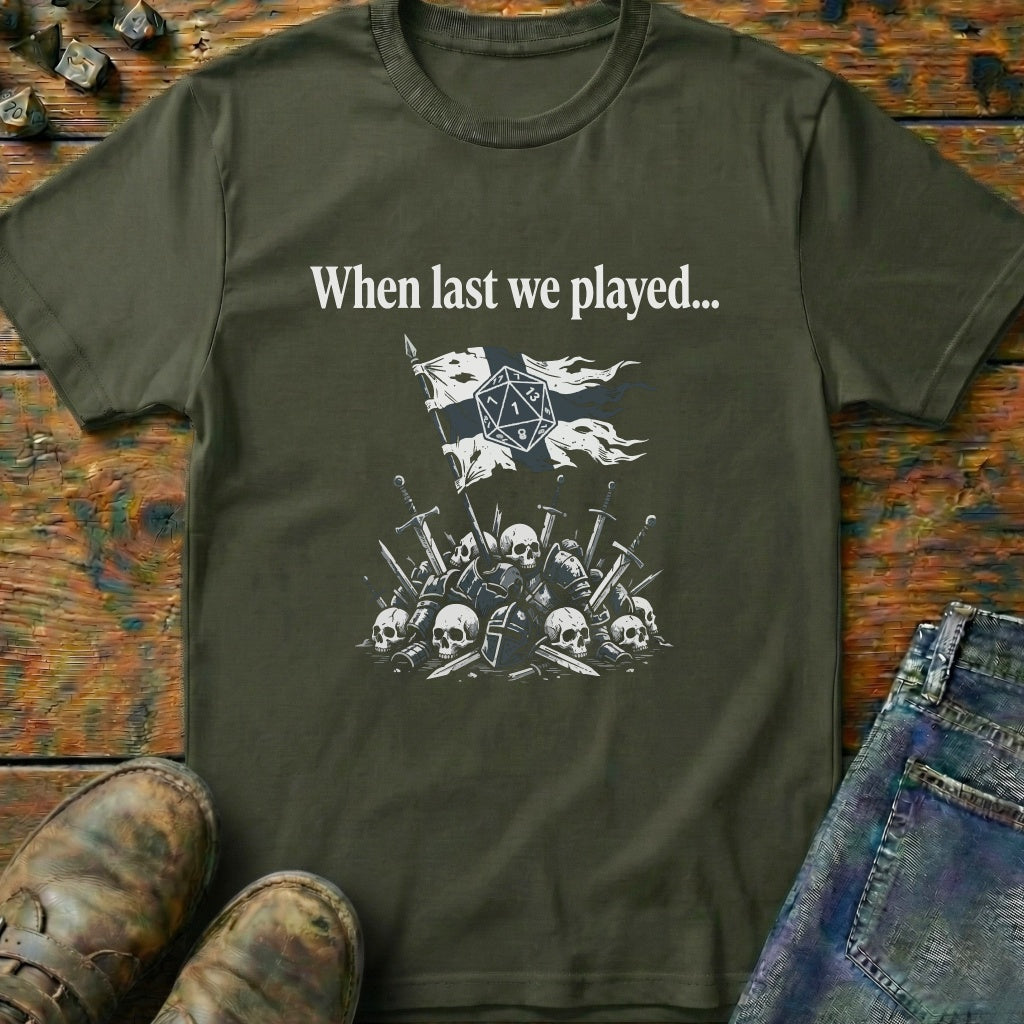 When Last We Played Flag T-Shirt