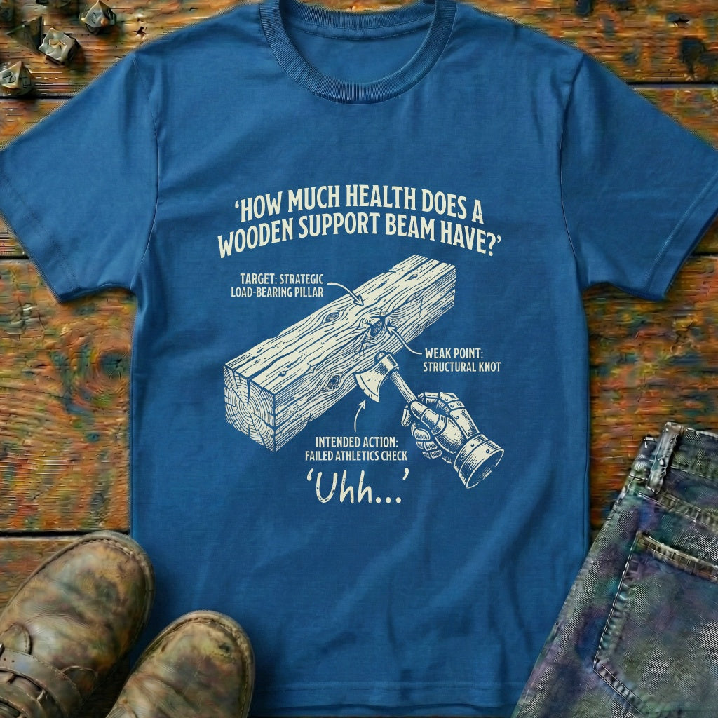 How Much Health Does A Wooden Hand T-Shirt