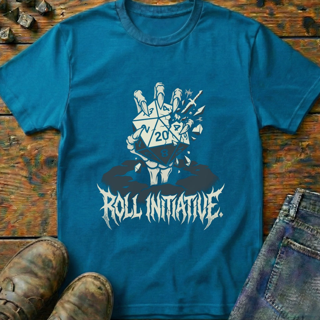 Roll Initiative D20 Sword T-Shirt