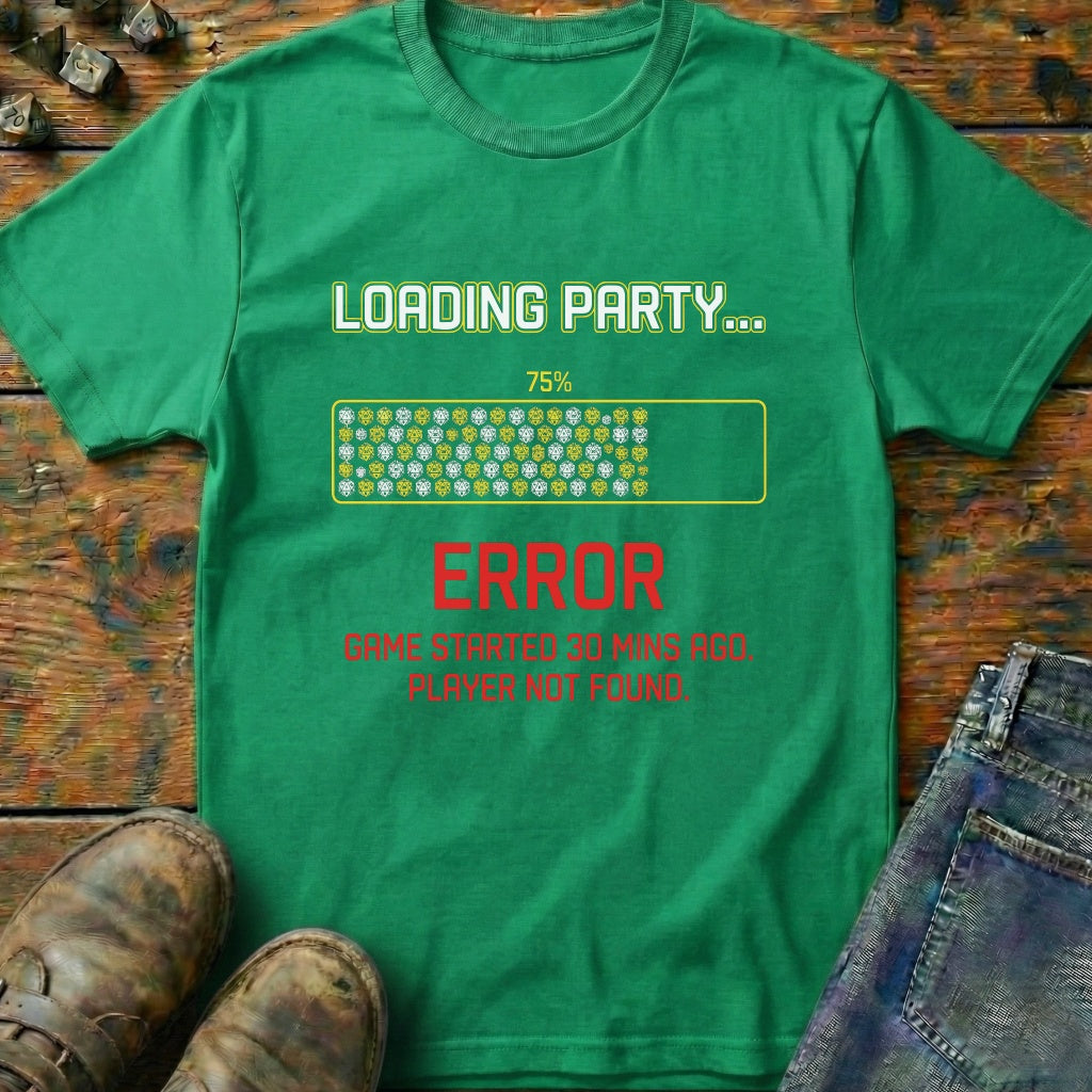 Loading Party 75 Error T-Shirt