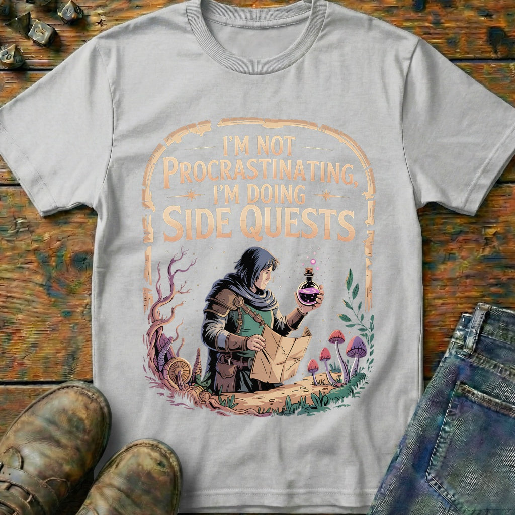 I'm Doing Side Quests Forest T-Shirt