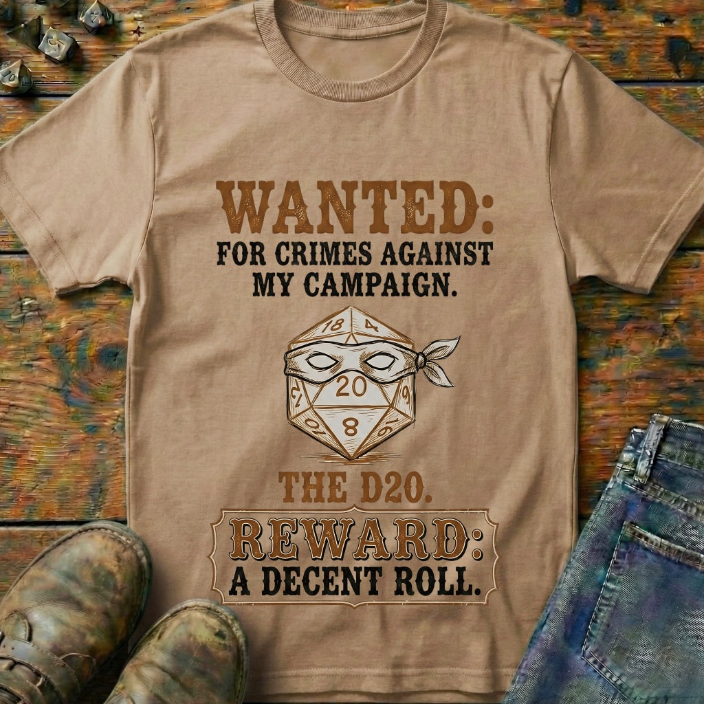 D20 Wanted T-Shirt
