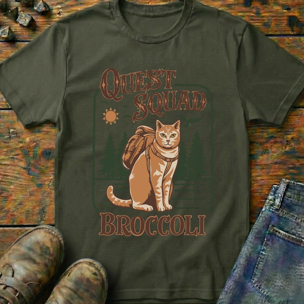 Quest Cat Broccoli T-Shirt