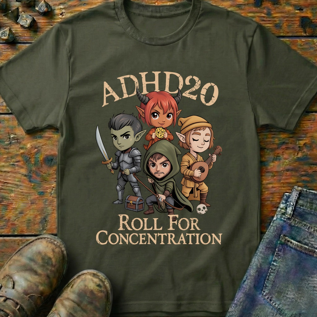 Roll For Concentration T-Shirt