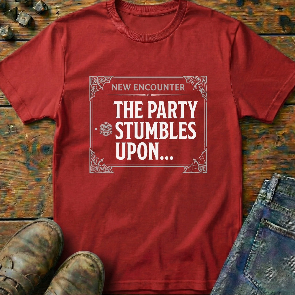 The Party Stumbles Dragon Frame T-Shirt