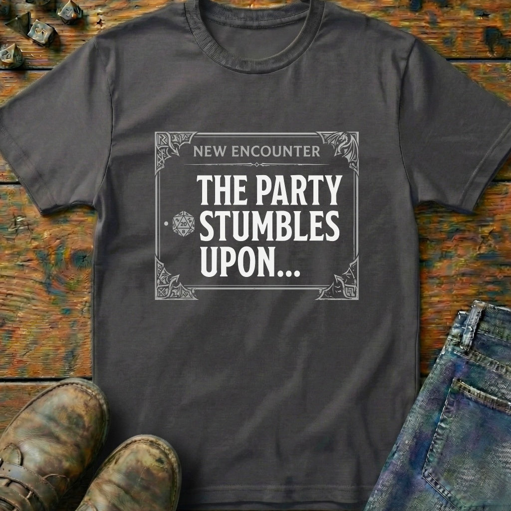 The Party Stumbles Dragon Frame T-Shirt