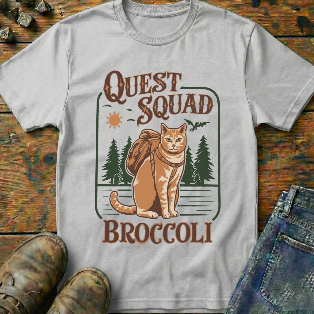 Quest Cat Broccoli T-Shirt