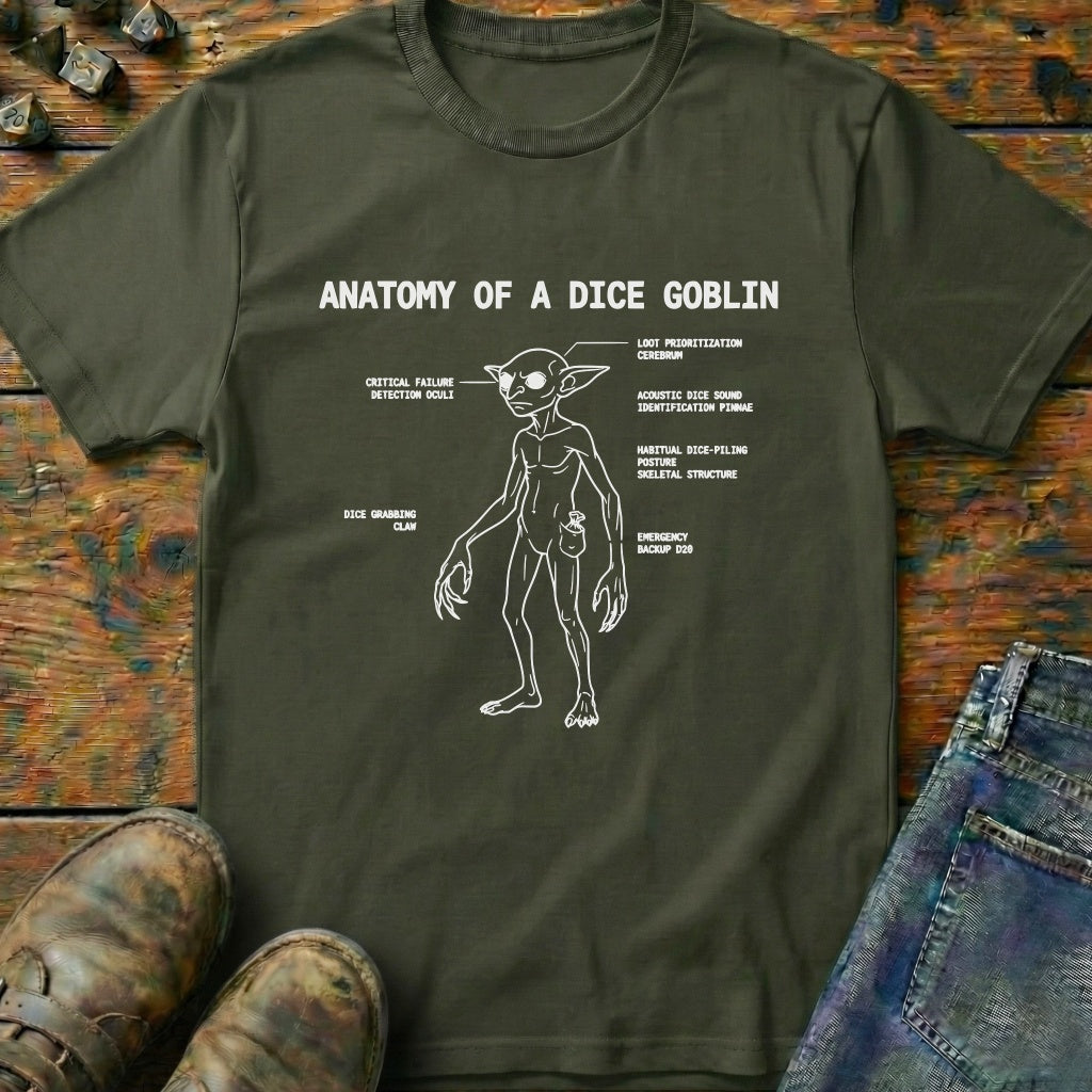 Anatomy Of A Dice Goblin T-Shirt
