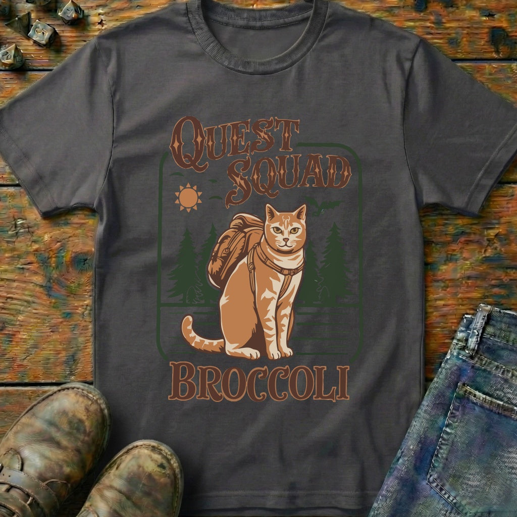 Quest Cat Broccoli T-Shirt