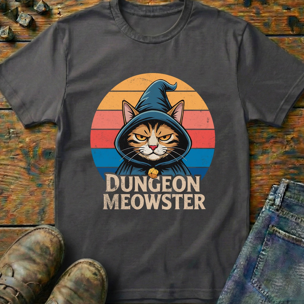 Dungeon Meowster Sunset T-Shirt