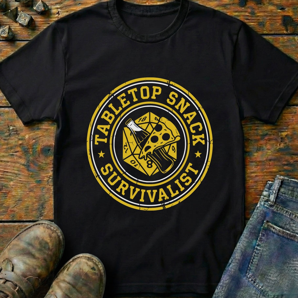 Tabletop Snack Survivalist T-Shirt