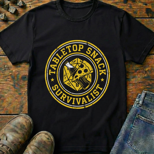 Tabletop Snack Survivalist T-Shirt