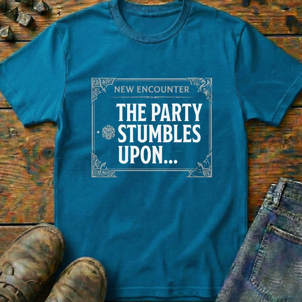 The Party Stumbles Dragon Frame T-Shirt