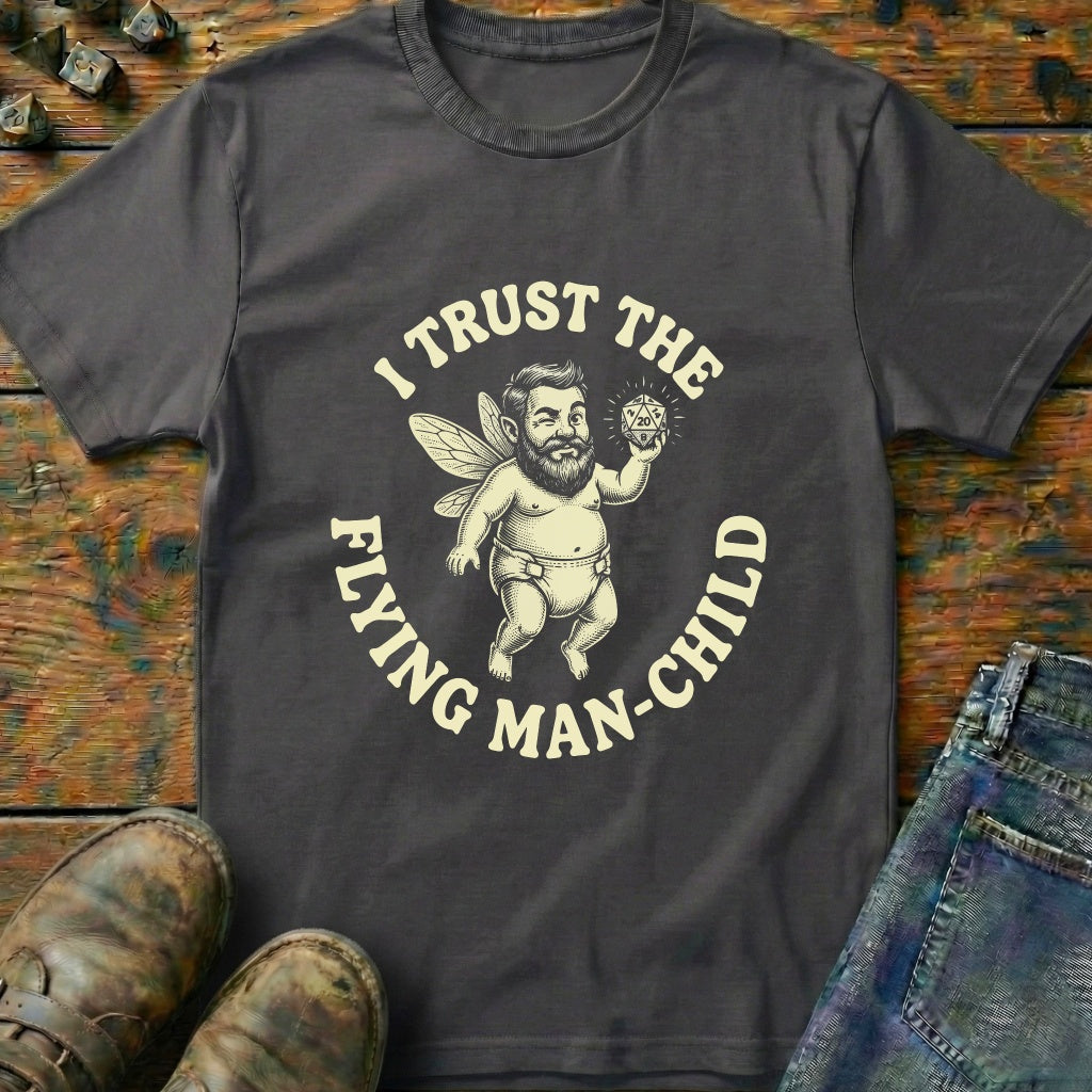 Trust The Flying Man-Child T-Shirt