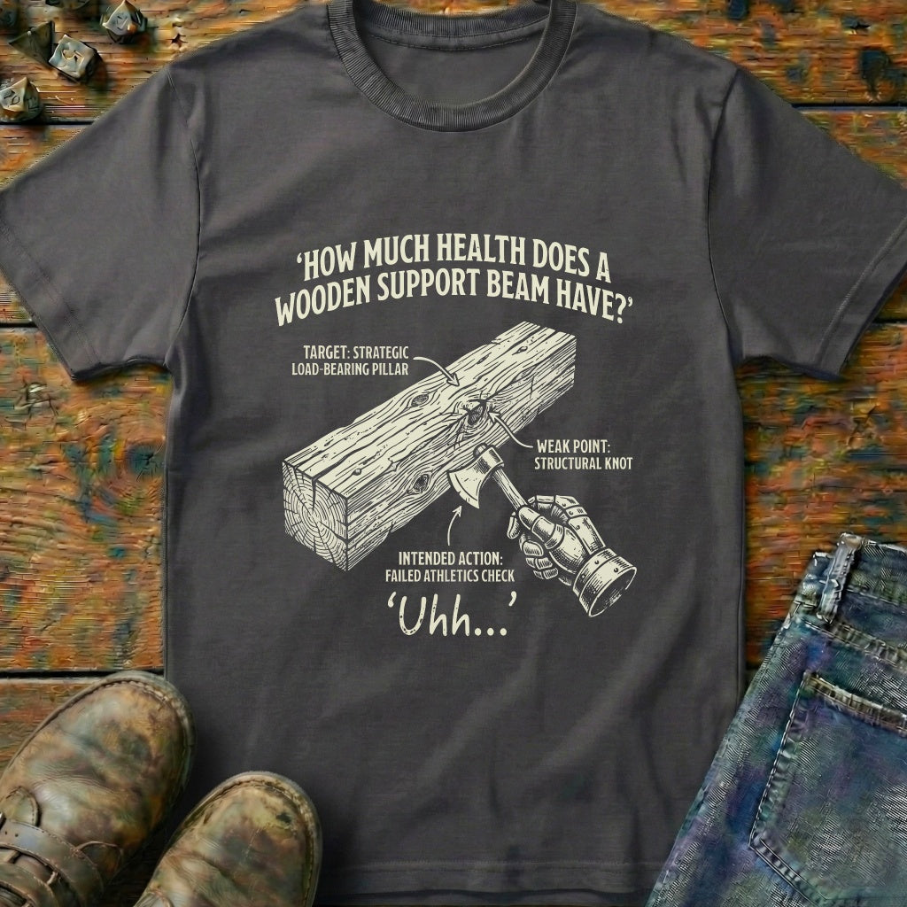 How Much Health Does A Wooden Hand T-Shirt