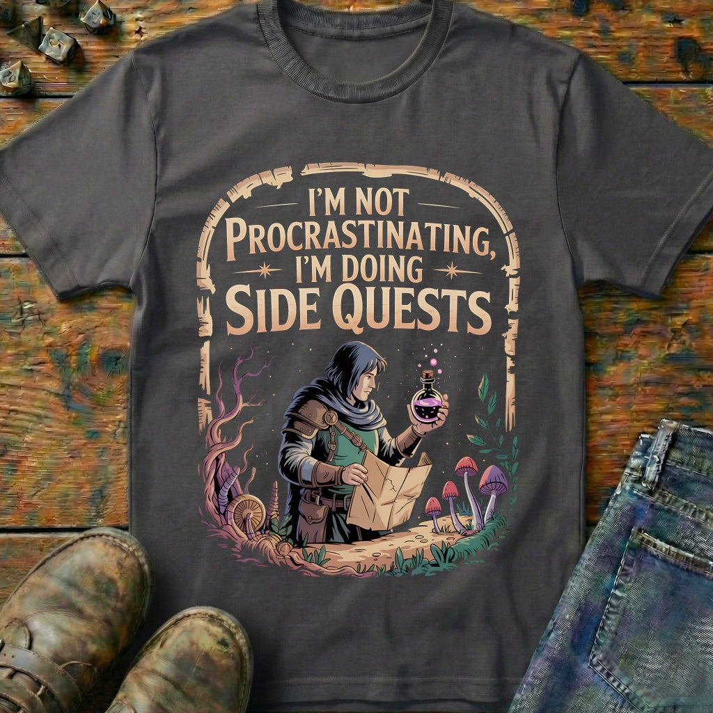 I'm Doing Side Quests Forest T-Shirt