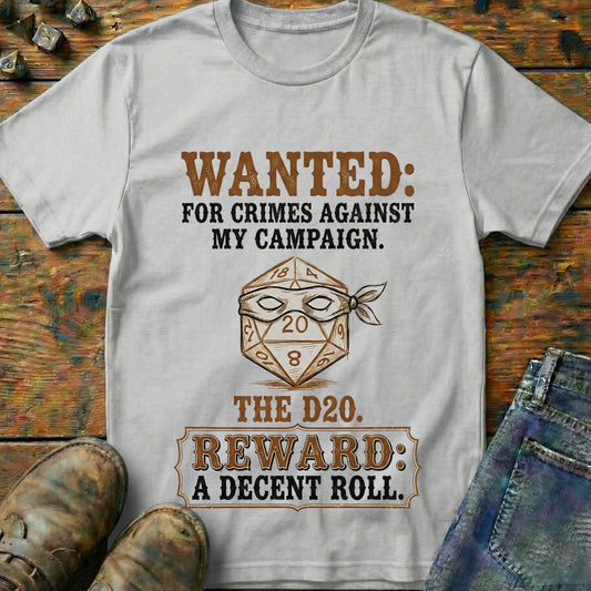 D20 Wanted T-Shirt