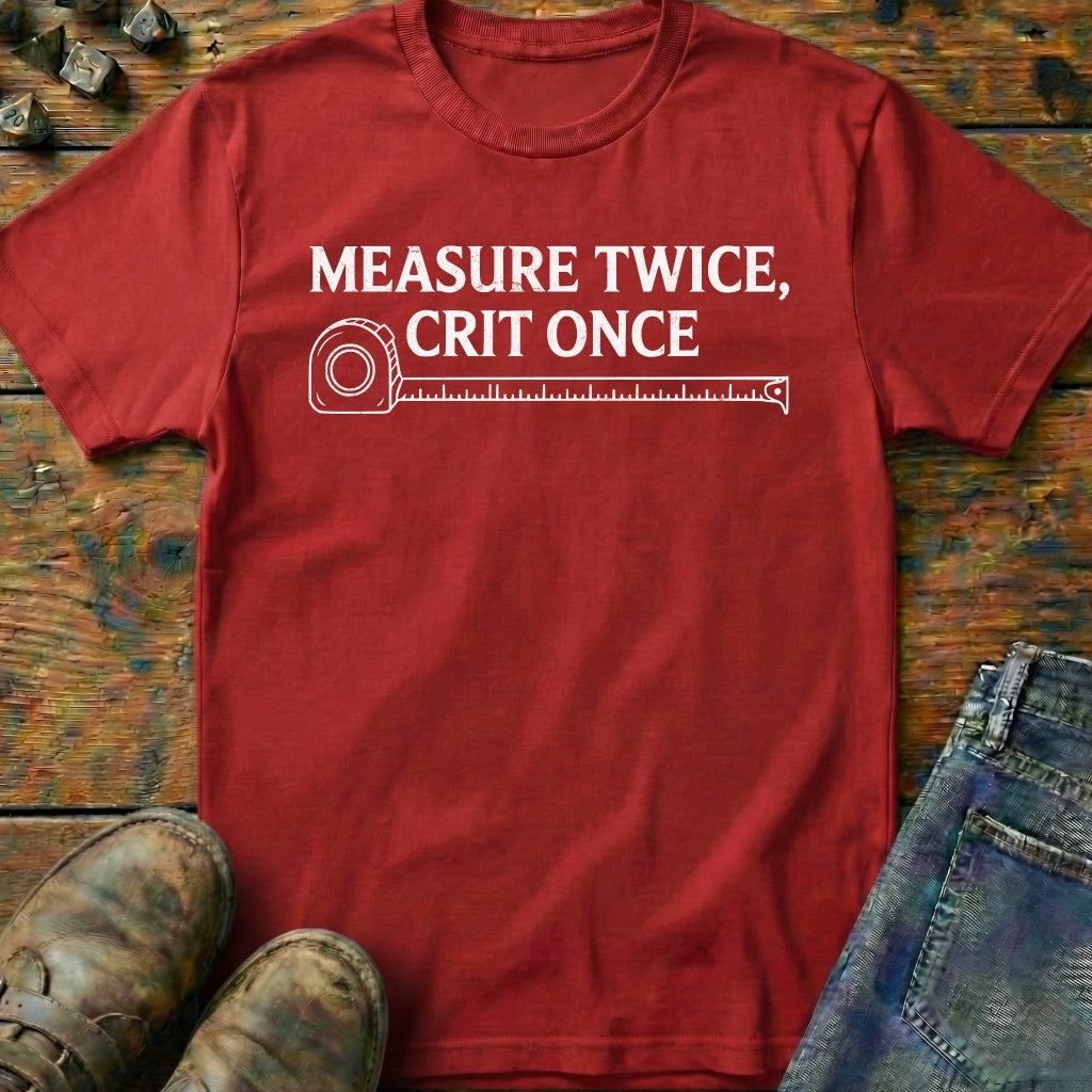 Measure Twice Crit Once T-Shirt