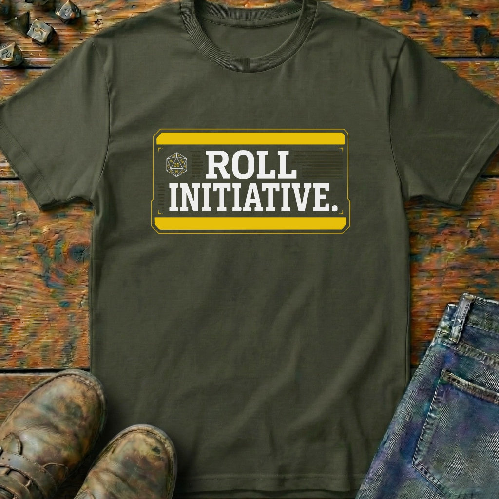 Roll Initiative Dice UI T-Shirt