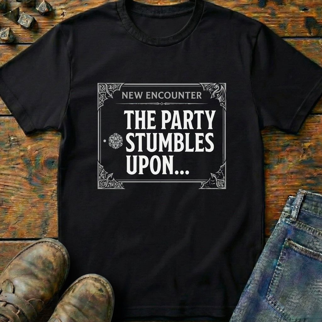 The Party Stumbles Dragon Frame T-Shirt