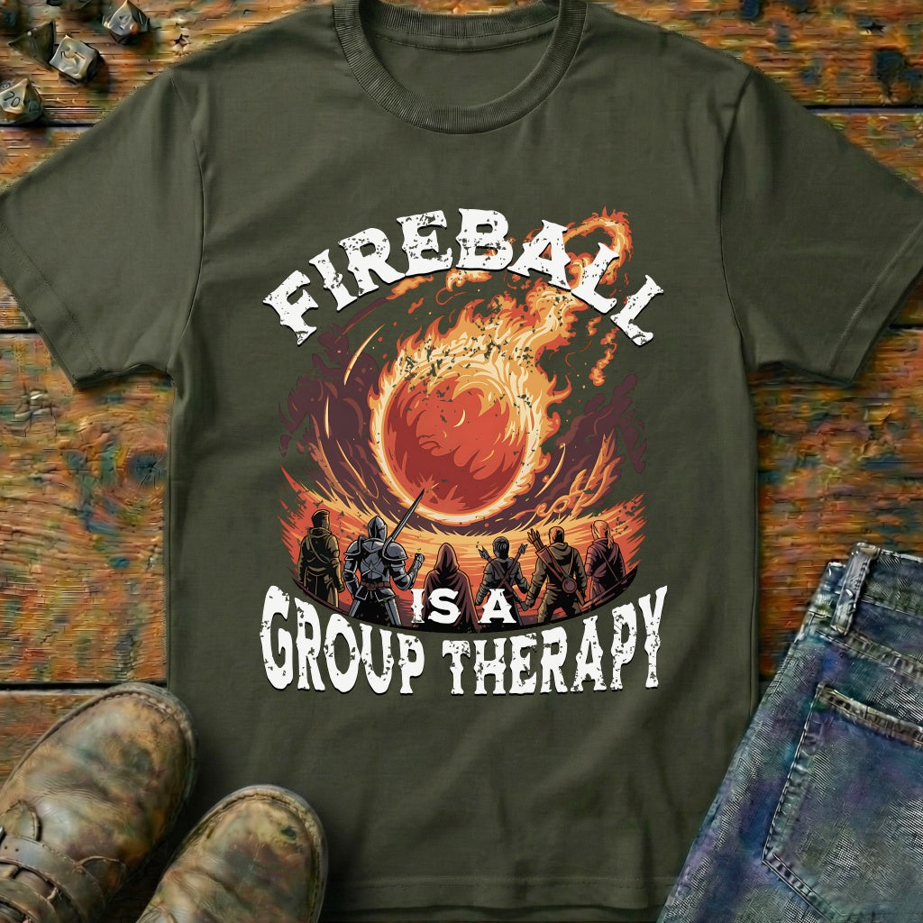 Fireball is a Group Therapy T-Shirt