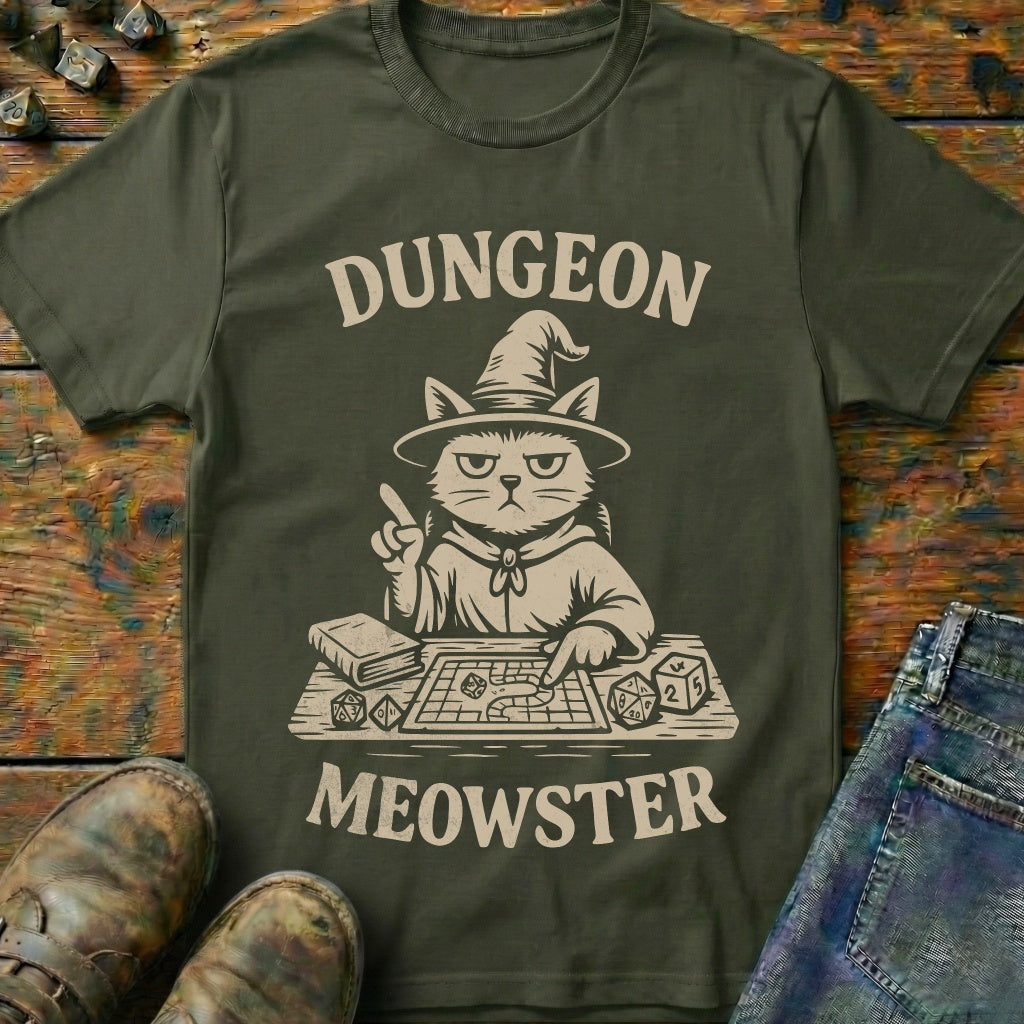 Dungeon Meowster Cat T-Shirt