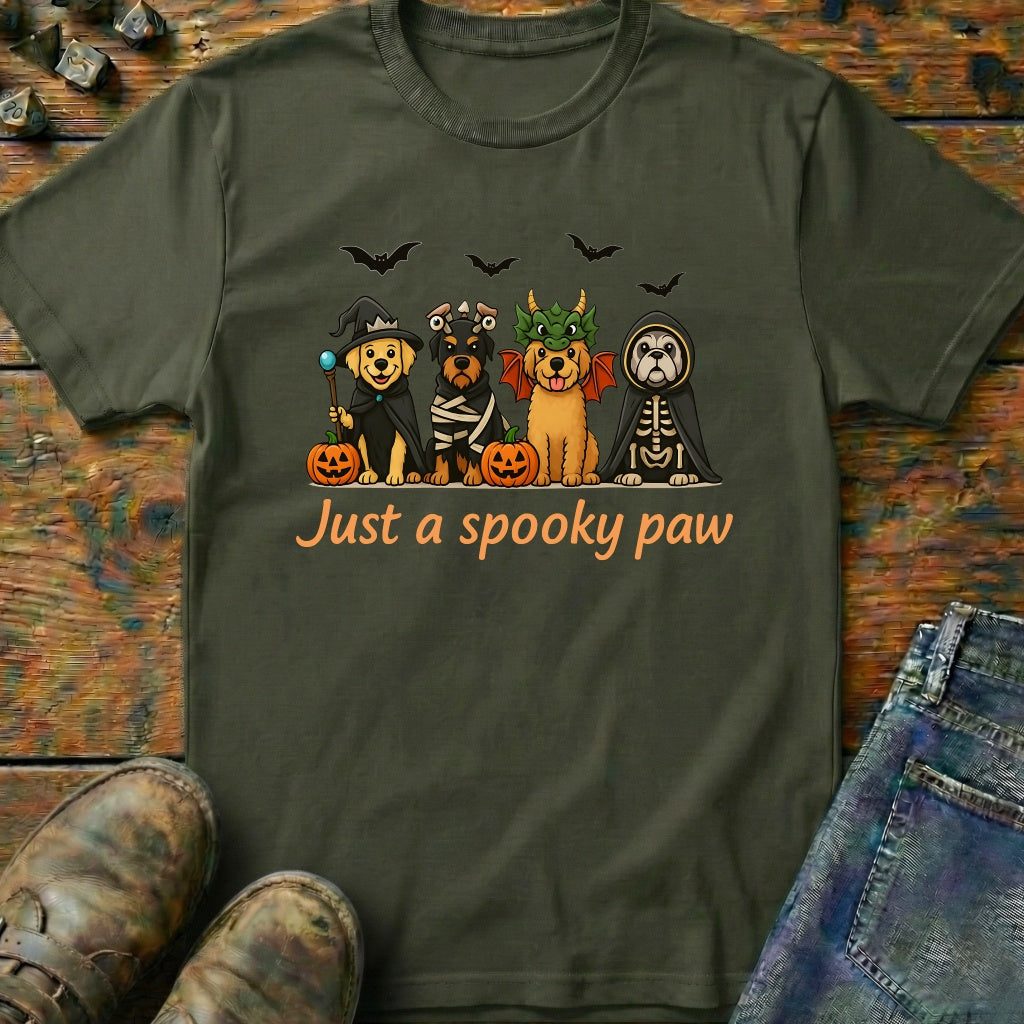 Just a Spooky Paw T-Shirt