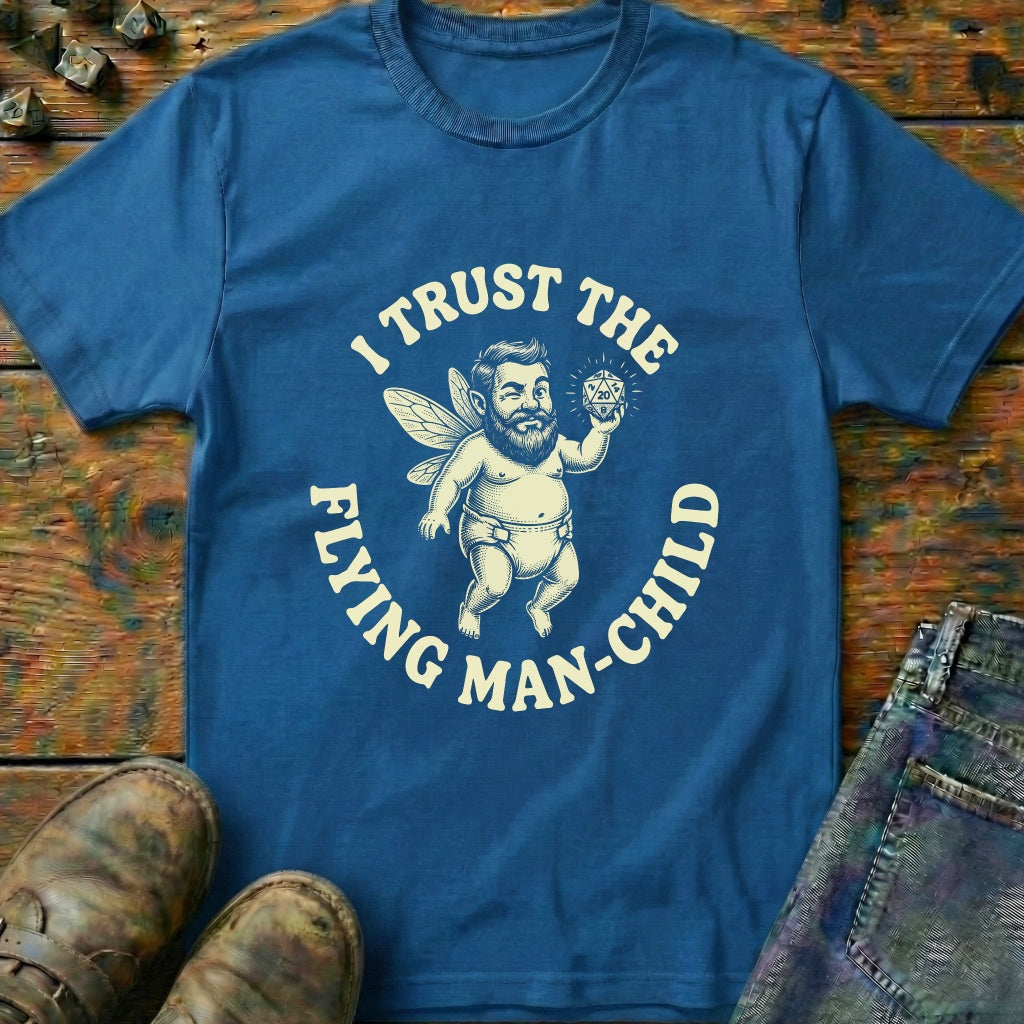 Trust The Flying Man-Child T-Shirt