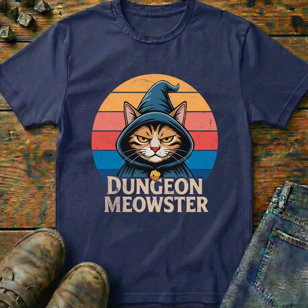 Dungeon Meowster Sunset T-Shirt