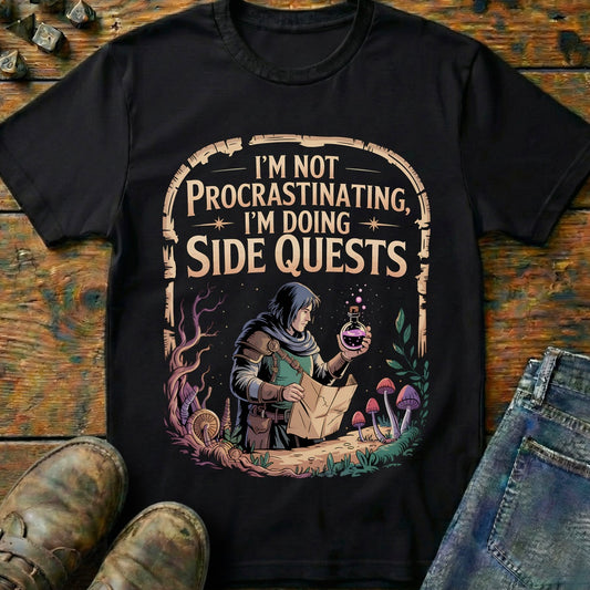 I'm Doing Side Quests Forest T-Shirt