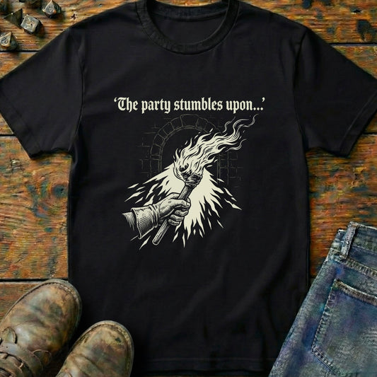 The Party Stumbles Torch T-Shirt